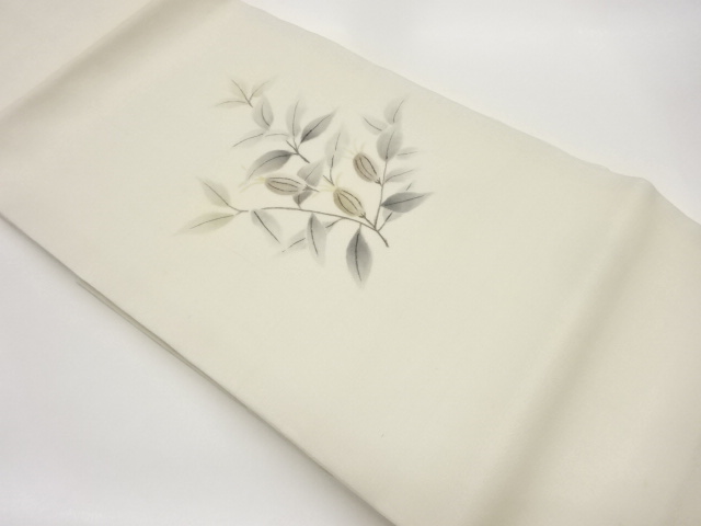 紗 手描き草花模様名古屋帯 | 宗 sou::お茶道具・着物のお店